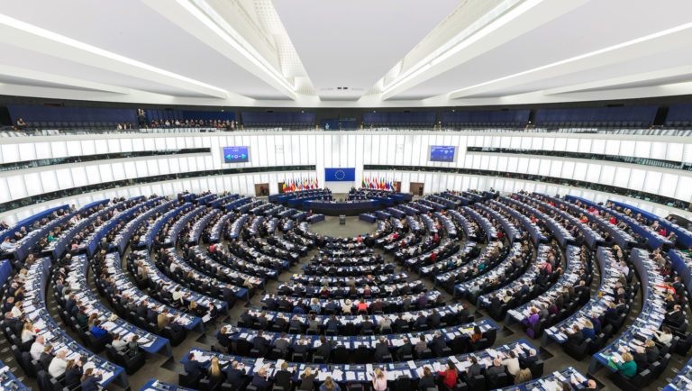 La sede di Strasburgo del Parlamento europeo.