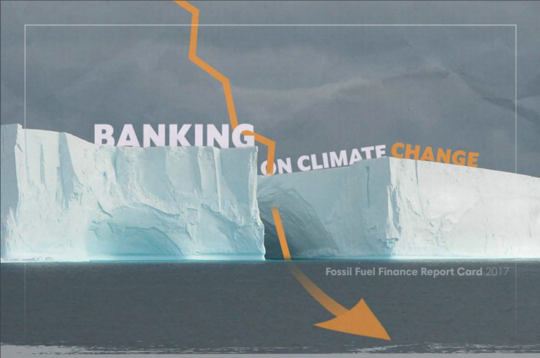 Le azioni delle banche continuano ad alimentare i cambiamenti climatici