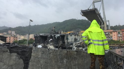 Il ponte Morandi a Genova, crollato il 14 agosto 2018