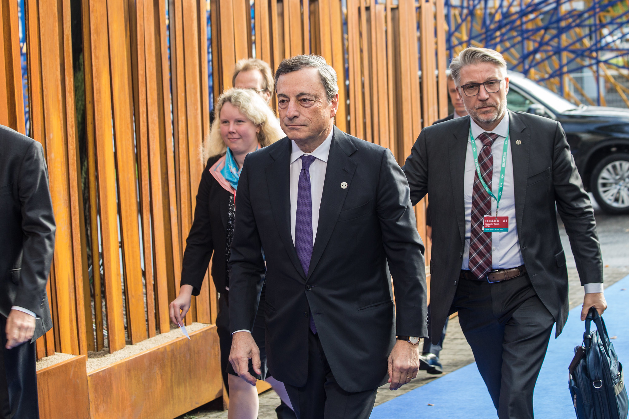 Il presidente uscente della BCE Mario Draghi ha annunciato a settembre l'imminente ripresa degli acquisti da parte dell'Eurotower. Foto: Aron Urb (EU2017EE) Attribution 2.0 Generic (CC BY 2.0)