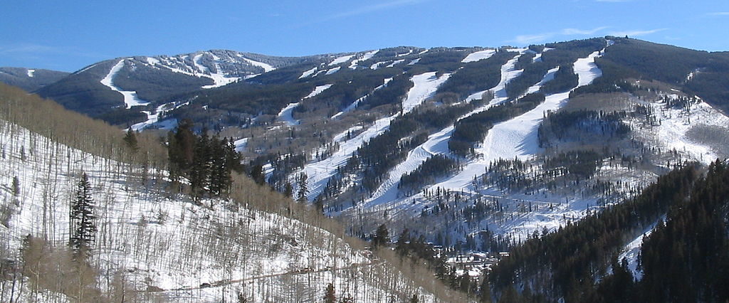 La ski area statunitense di Vail in Colorado.