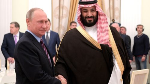 Ex amici: Vladimir Putin e il principe ereditario Mohammad bin Salman Al Saud. Foto: Kremlin.ru Attribution 4.0 International (CC BY 4.0)