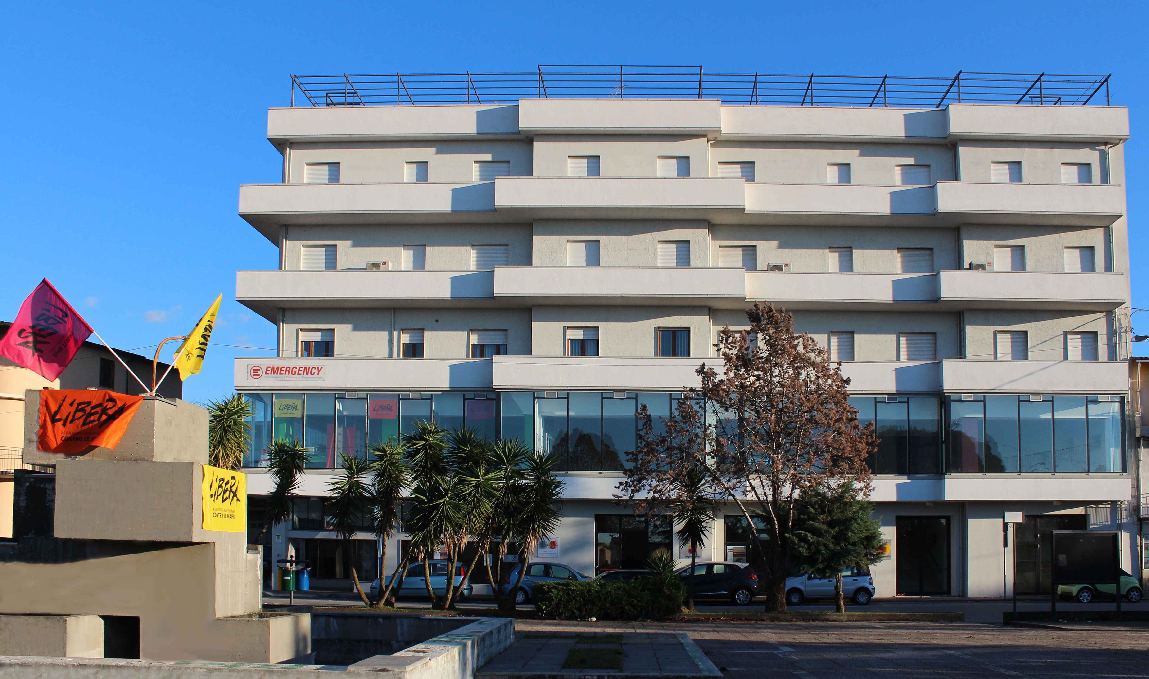 Centro polifunzionale Padre Pino puglisi, Palazzo confiscato alla 'ndrangheta a Polistena. Fonte: Valle del Marro