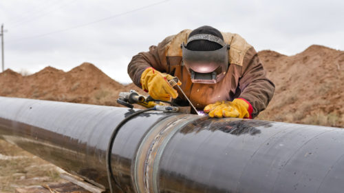 gas pipeline lavoratore