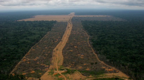 Deforestazione nella foresta amazzonica in volo da Manaus a Santarem. Gleba do Pacoval, stato di Parà, Brasile - 20 febbraio 2006 - © Greenpeace / Daniel Beltrá