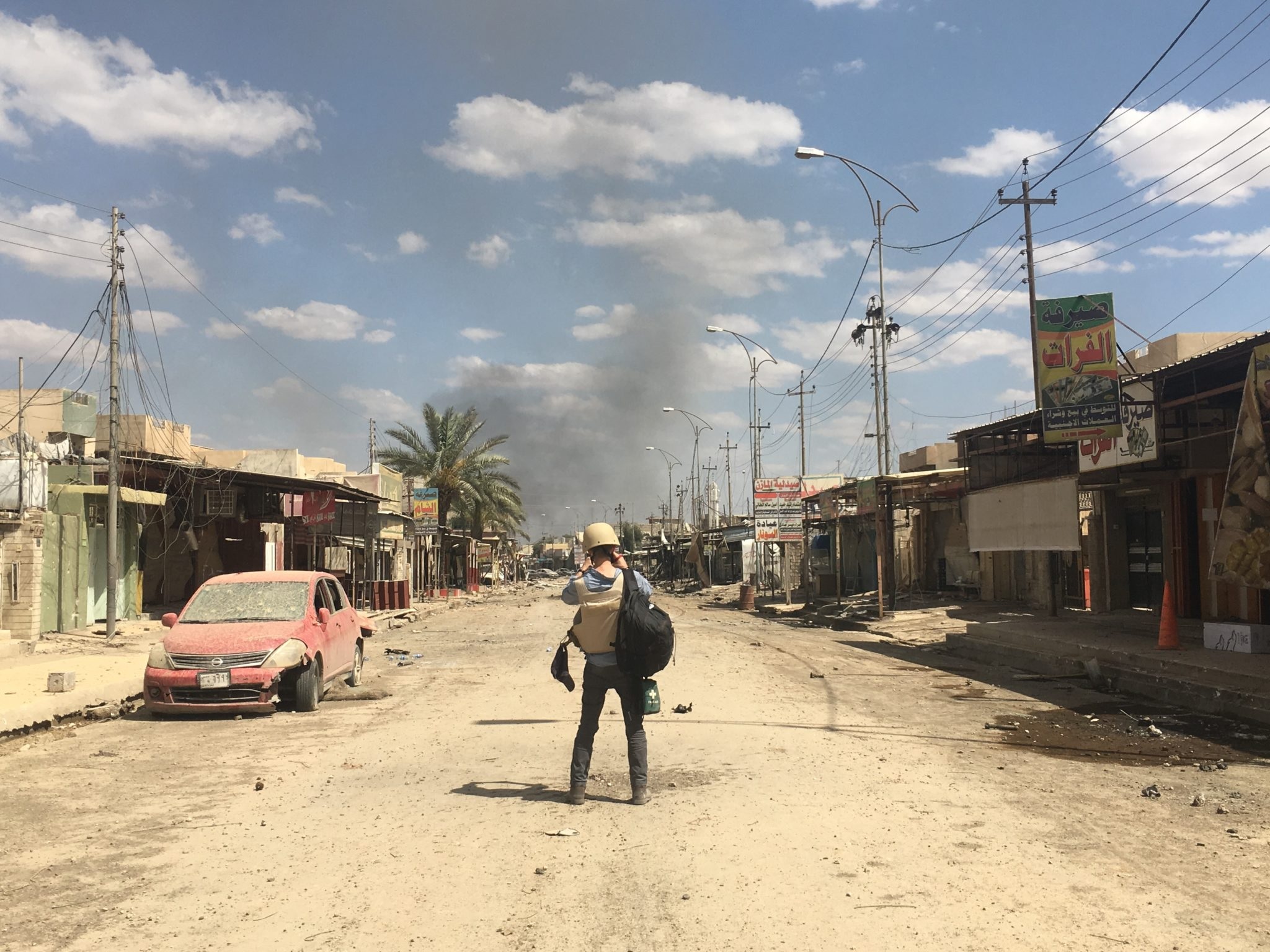 investigatore CAR sul campo, distretto di Tammuz, Mosul Ovest