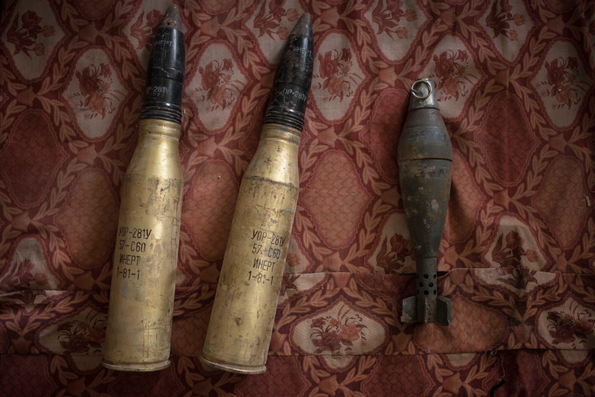 munizioni dell'ISIS sequestrate a Mosul, 2017