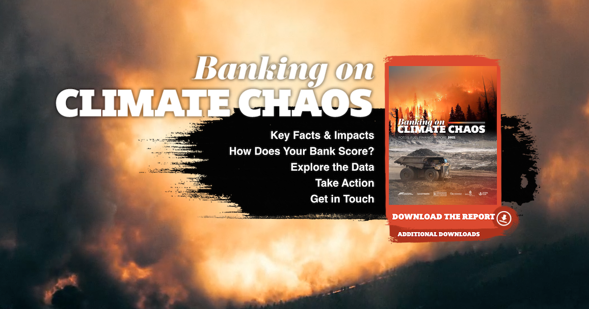  60 banche nemiche del clima. La tua è nella lista?