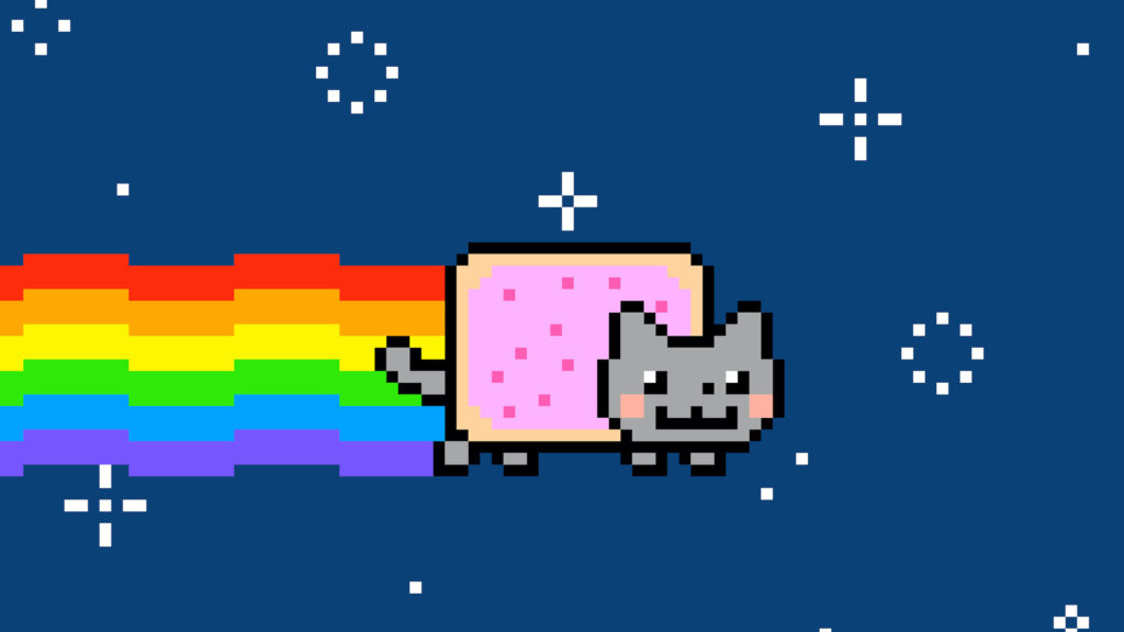 Il meme Nyan Cat, venduto tramite un NFT