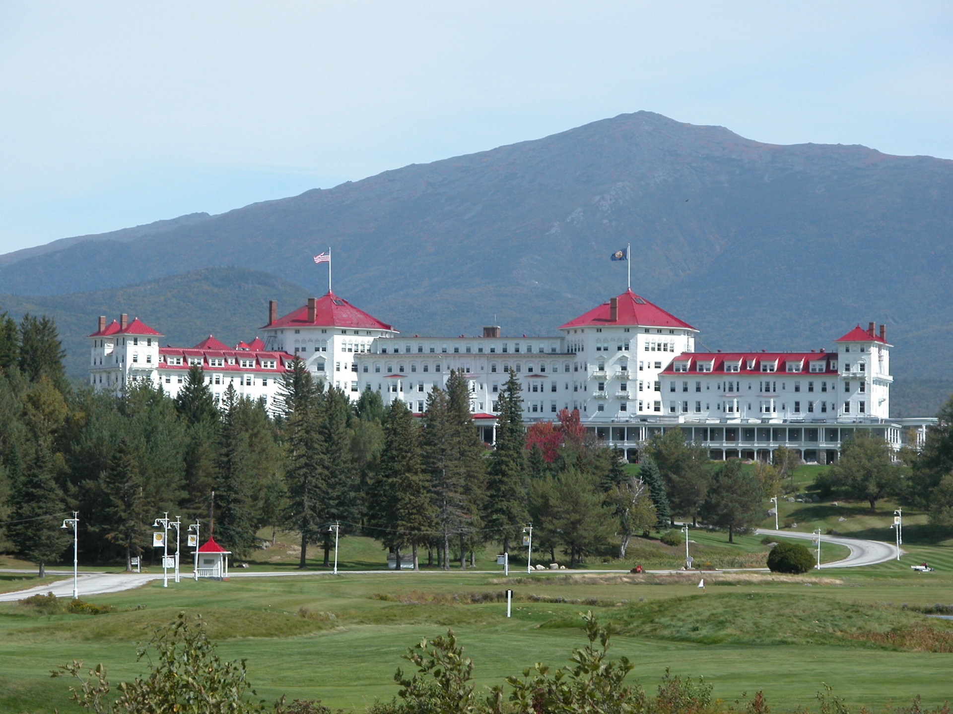 Il Mount Washington Hotel, sede della Conferenza di Bretton Woods
