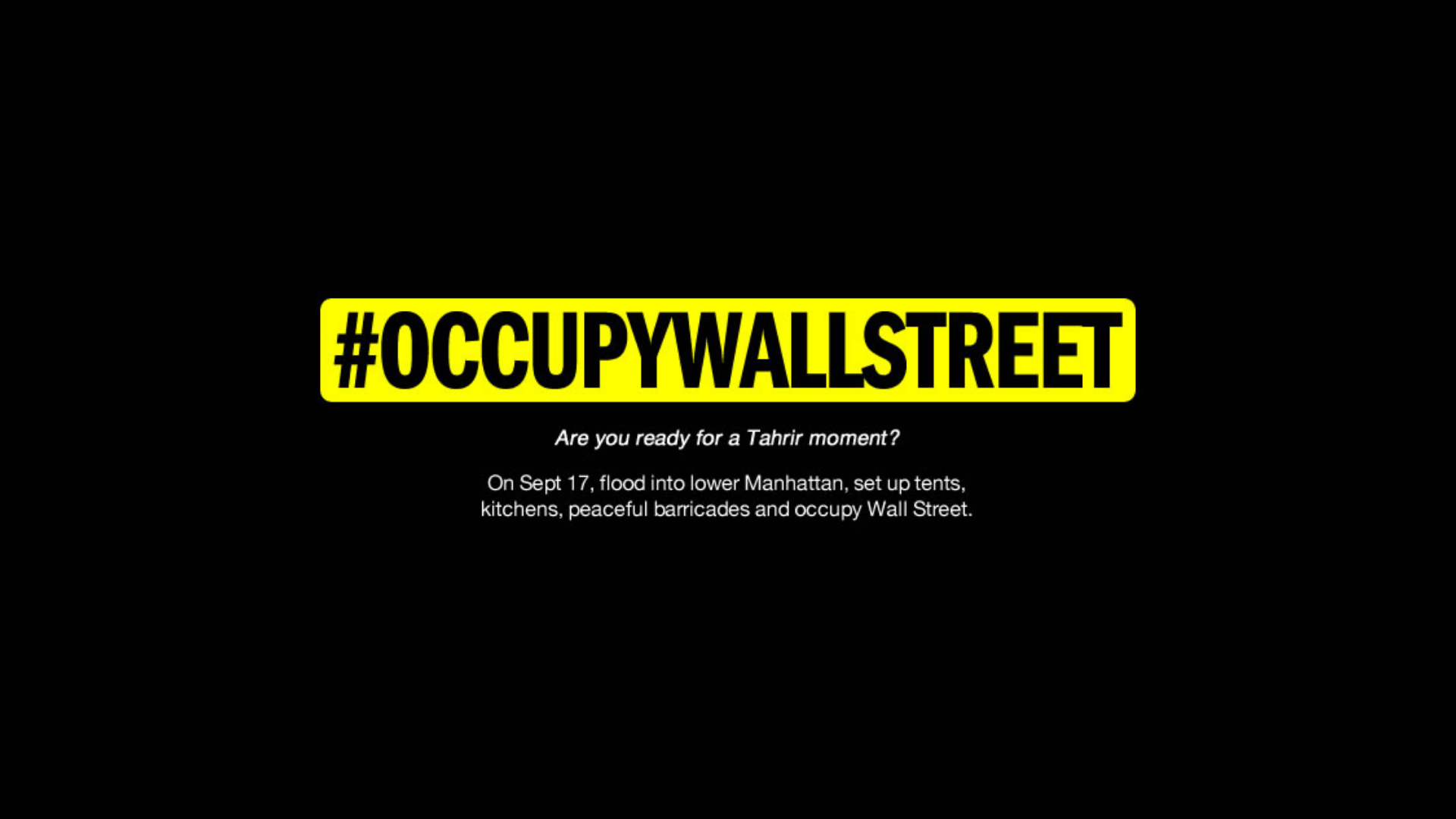 ows occupy wall street adbusters