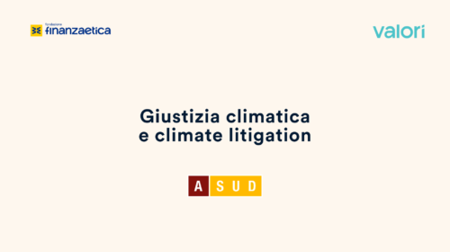 copertina giustizia climatica e climate litigation