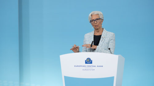 La presidente della Bce Christine Lagarde