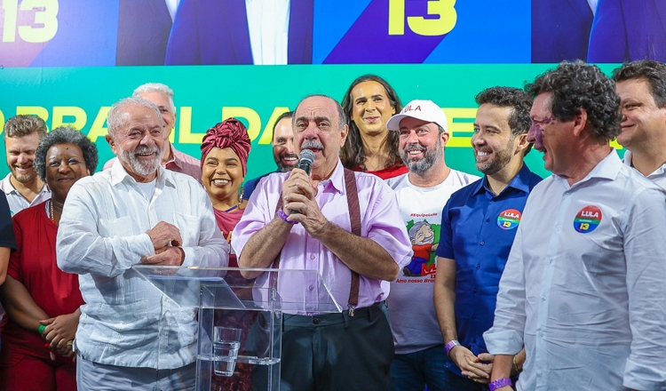 Il sindaco Fuad Noman dichiara appoggio a Lula – Credits: Ricardo Stuckert