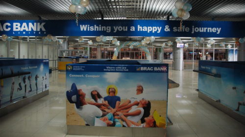 Una pubblicità della BRAC Bank