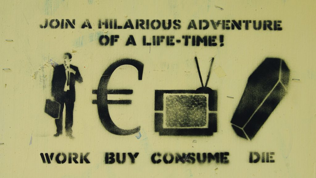 consumismo © helsinki sticker Flickr