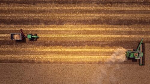 trattori agricoltori trebbiatura del grano speculazioni multinazionali Nicholas Smith iStockPhoto