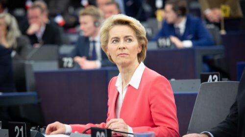 La presidente della Commissione europea Ursula von der Leyen