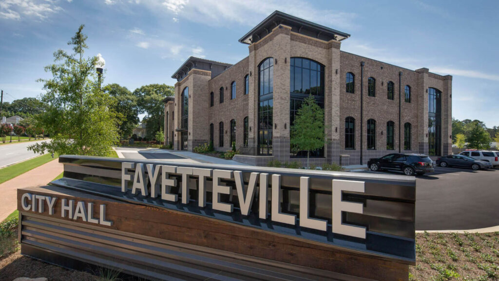 costruzione di un data center a Fayetteville