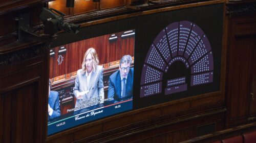 meloni spread parlamento