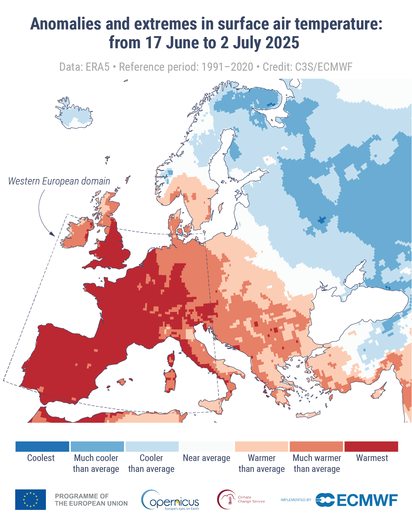 caldo estremo europa giugno 2025