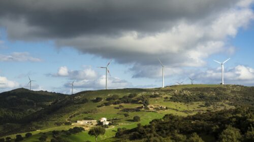 un parco eolico in sardegna