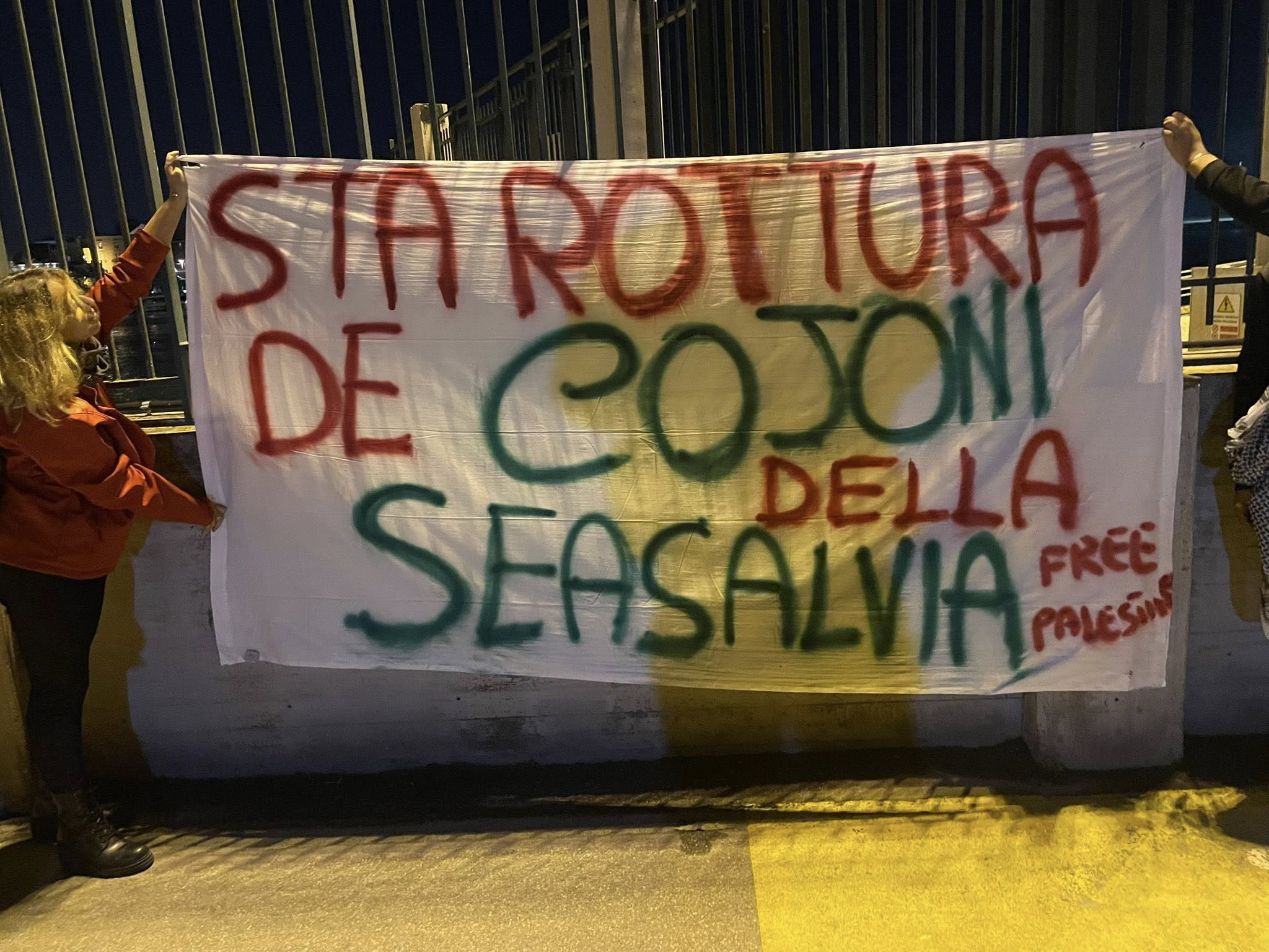 Proteste a Taranto, 1 novembre 2025 © Taranto per la Palestina