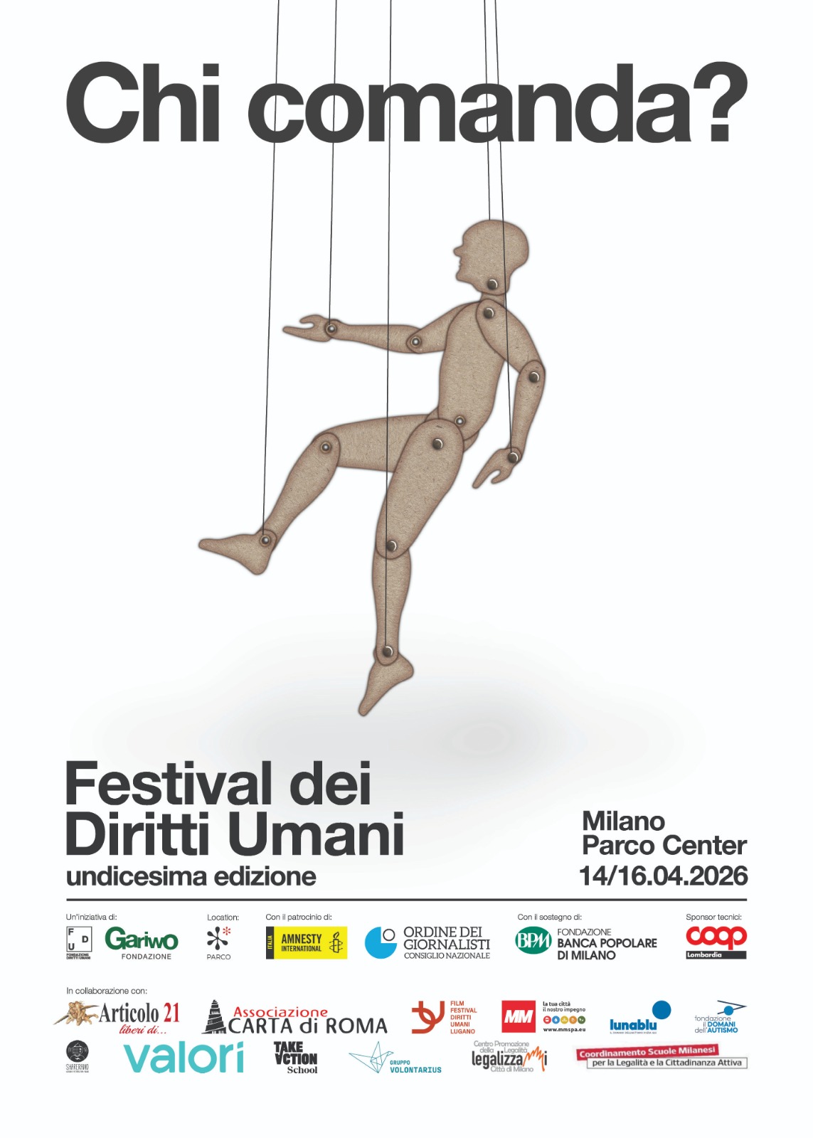locandina festival dei diritti umani 2026
