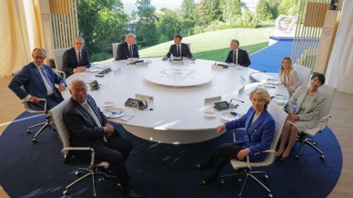 I leader del G7 riuniti
