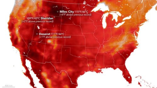 Mappa NASA della cupola di calore negli Stati Uniti del luglio 2026, contesto del National Climate Assessment affidato a Matthew Wielicki